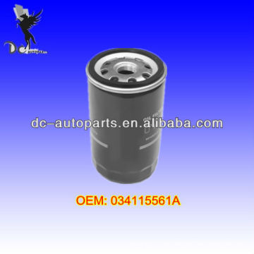 034115561A Auto Filtro De Óleo Para Audi, BMW, Assento, SKODA, VW Bora, Caddy, Corrado, Golf